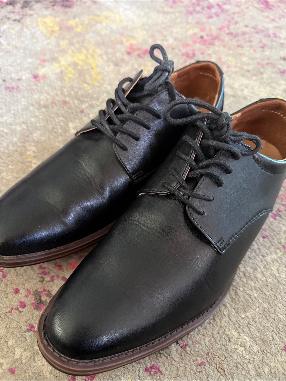 Goodfellow & Co Black Leather dress shoes men’s 8